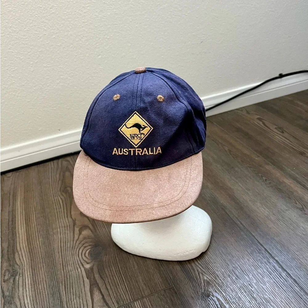 Australia Cap - Blue and Tan
